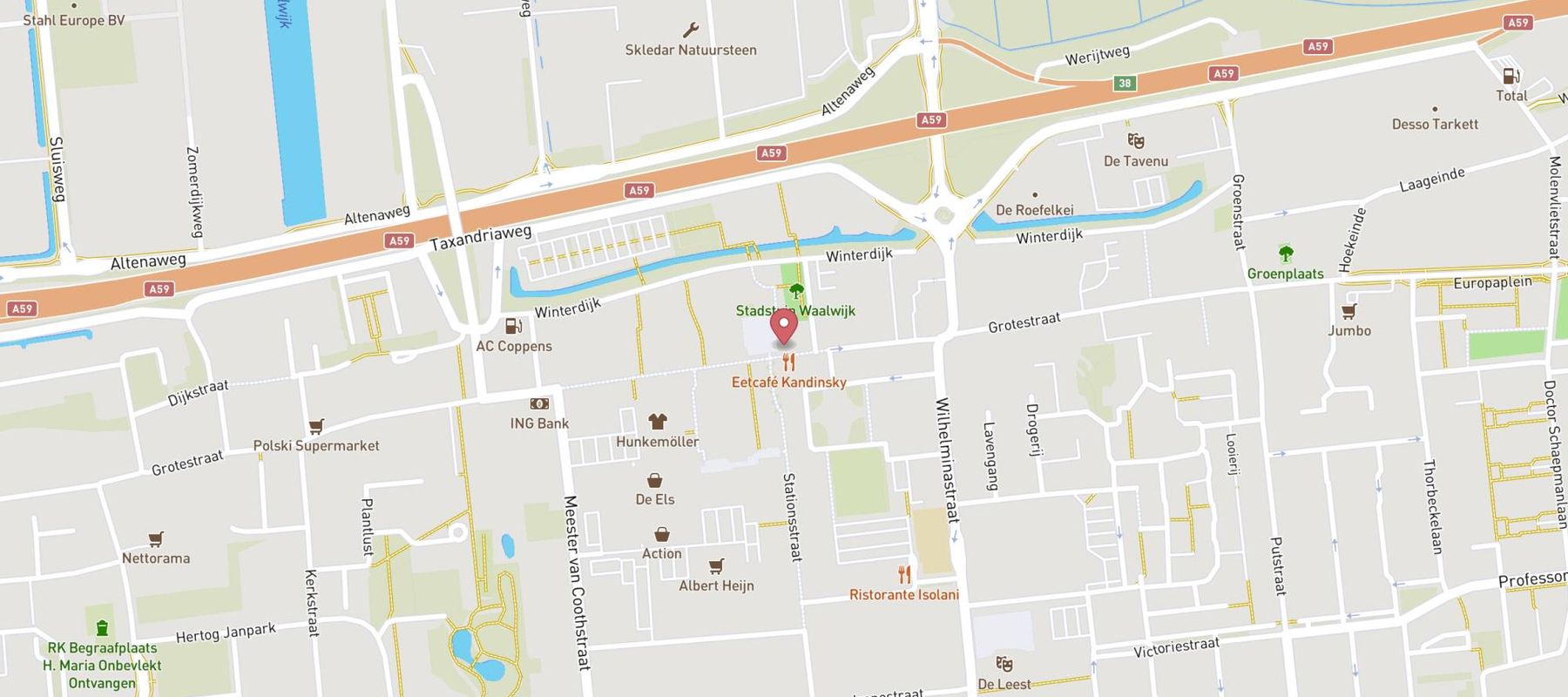 't Slot Waalwijk map