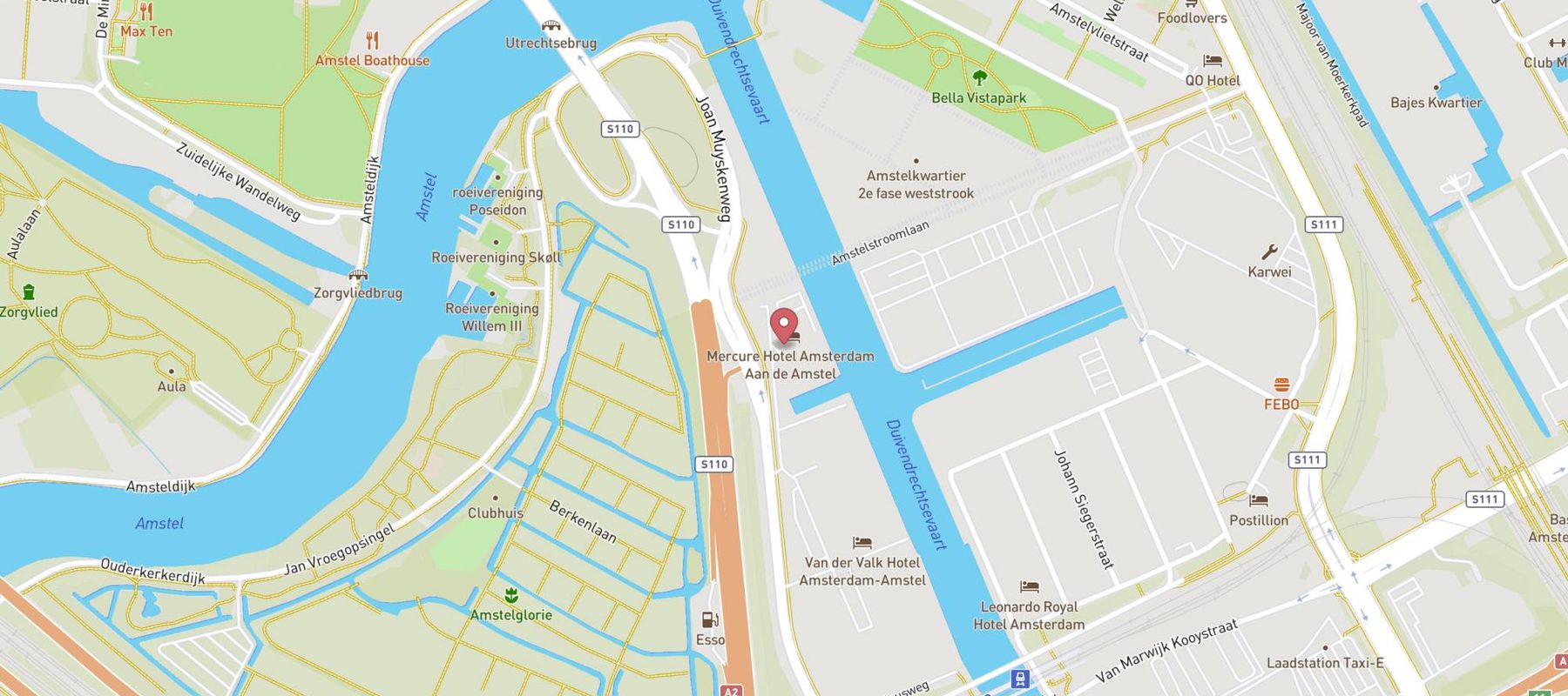 Mercure Hotel Amsterdam City map