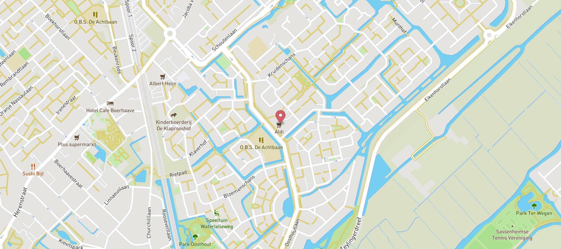 ALDI map