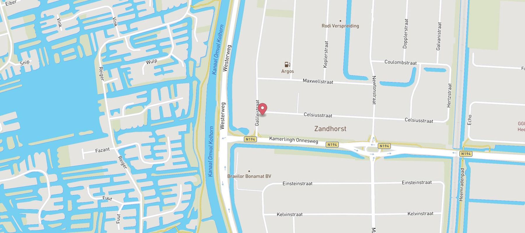 Argos Galileistraat Heerhugowaard Tankstation 24H map