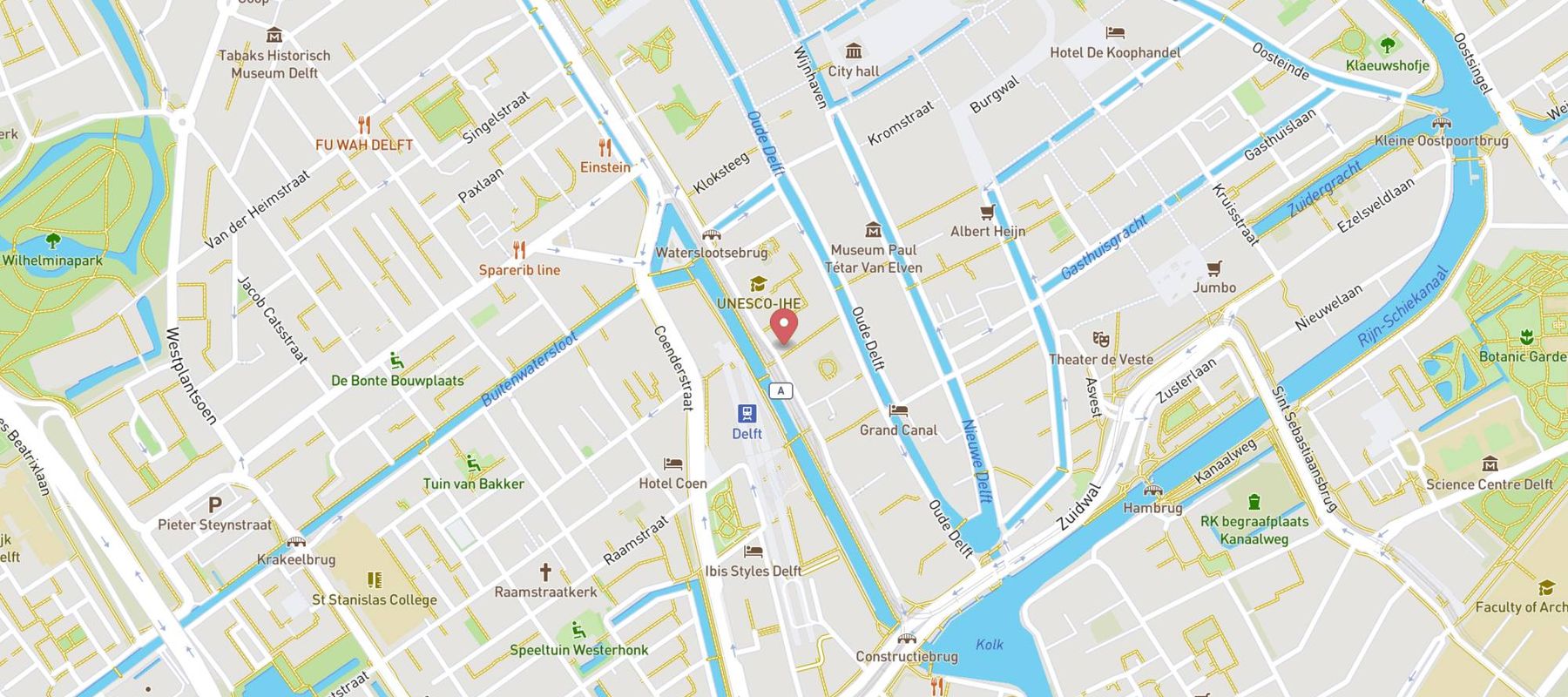 Taco Mundo Delft map