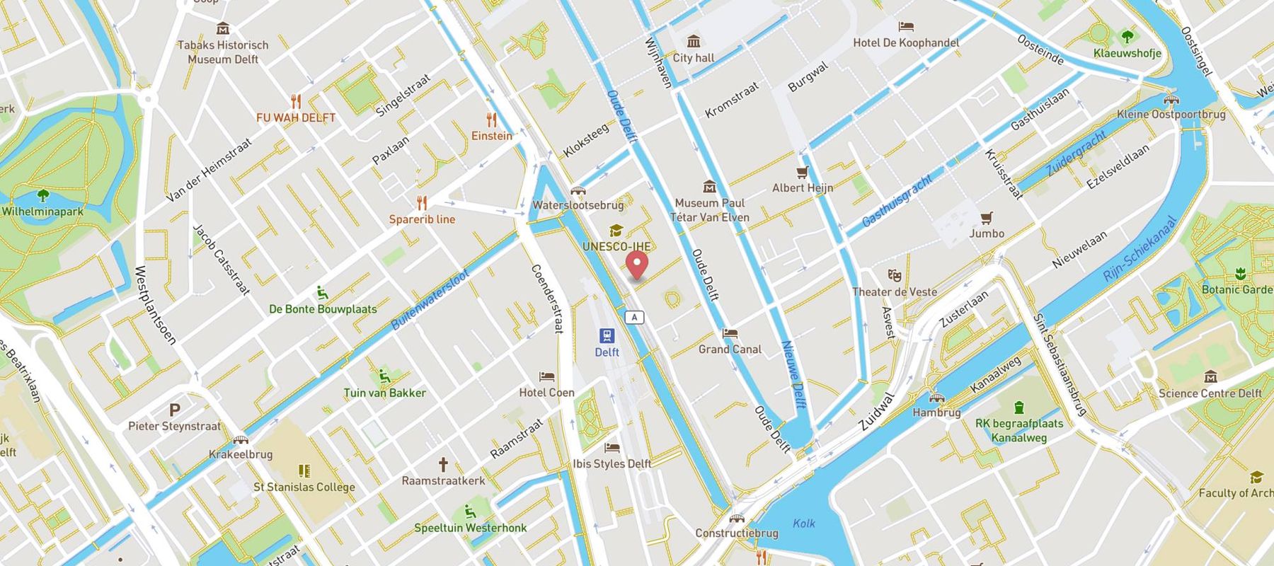 Taco Mundo Delft map