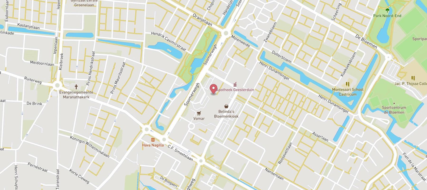 Blokker map