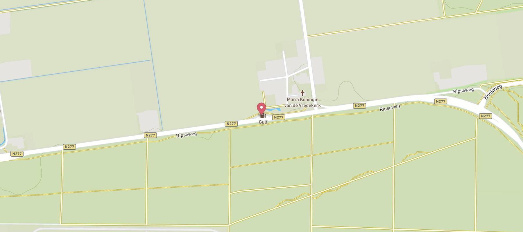 Tamoil Tankstation Vredepeel map