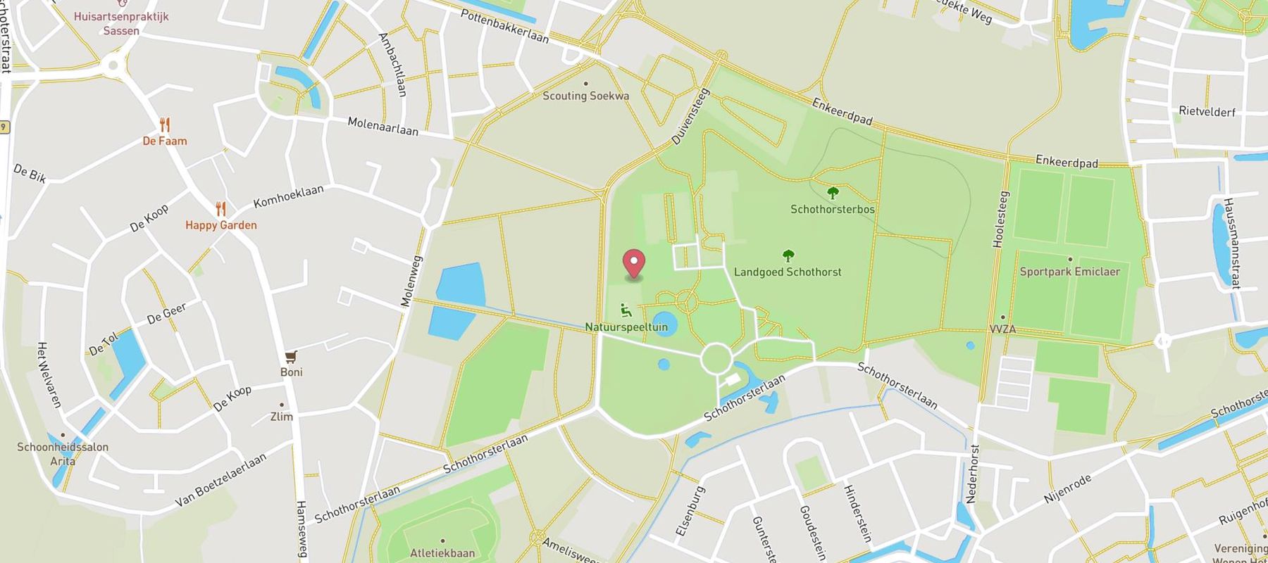 Park Schothorst map