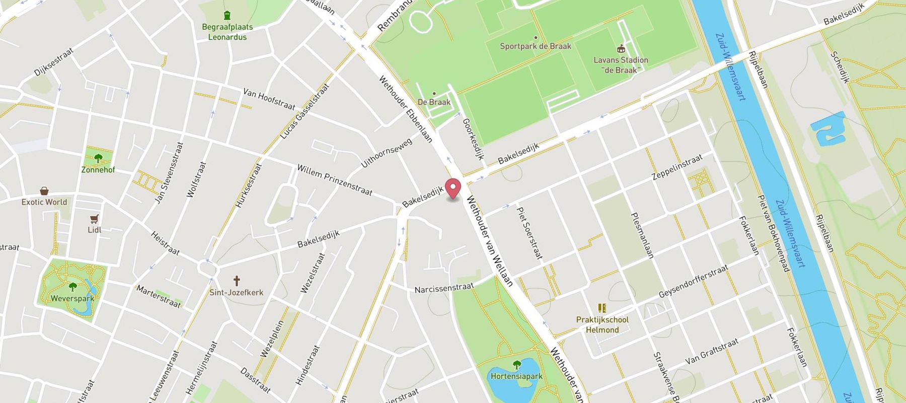 Bo-rent Helmond map