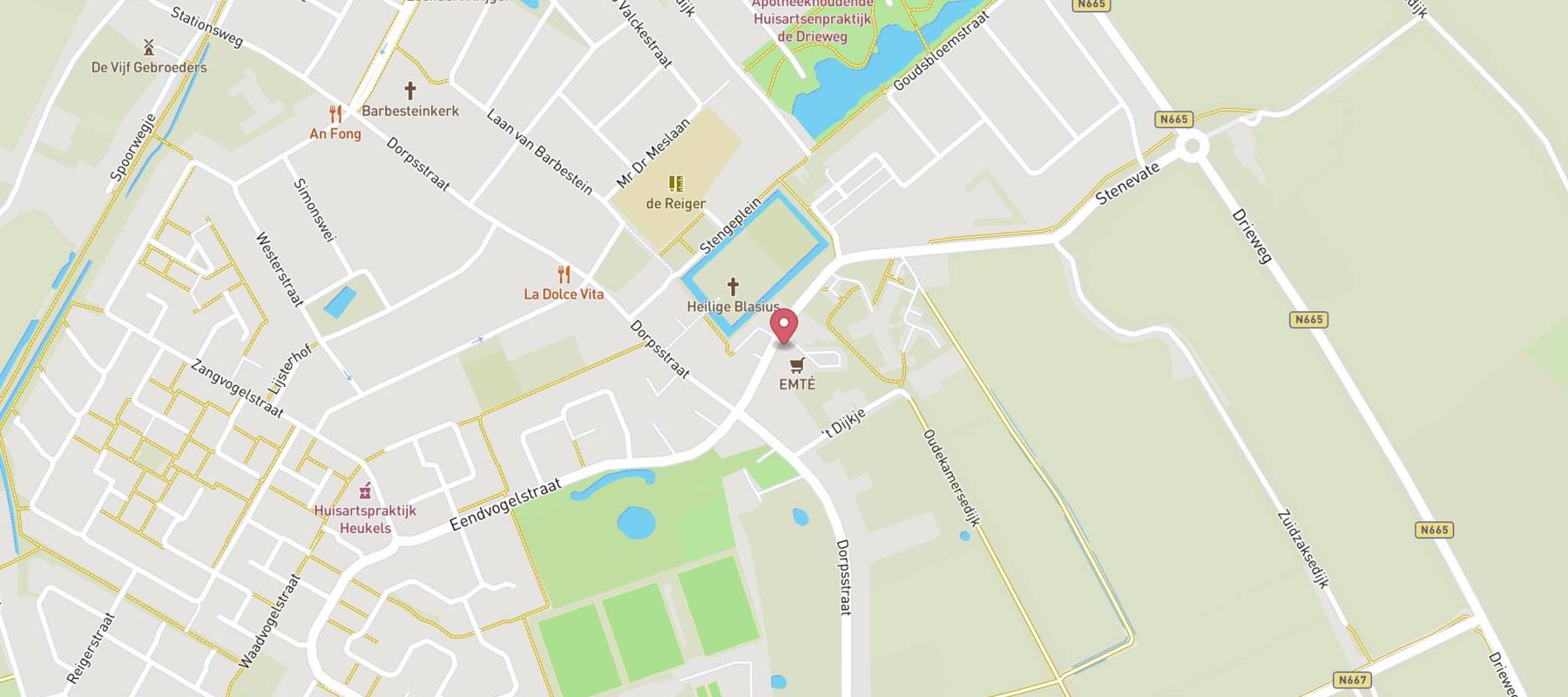 Kruidvat map