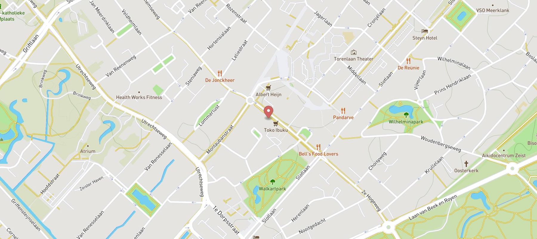 ANWB Zeist map
