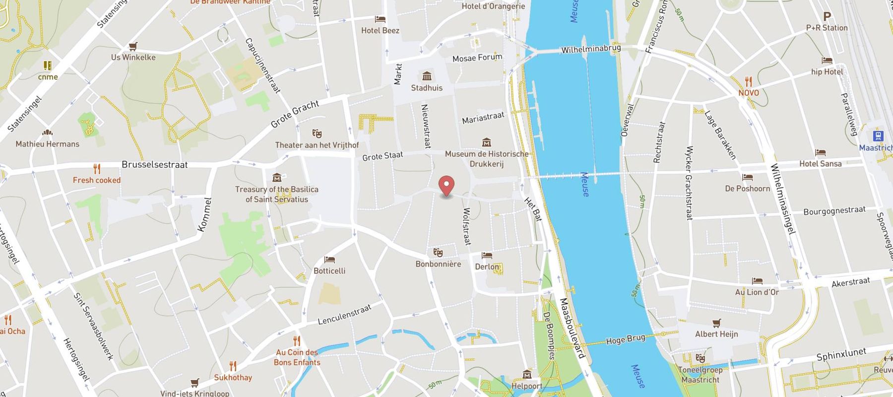 La Cubanita Maastricht map