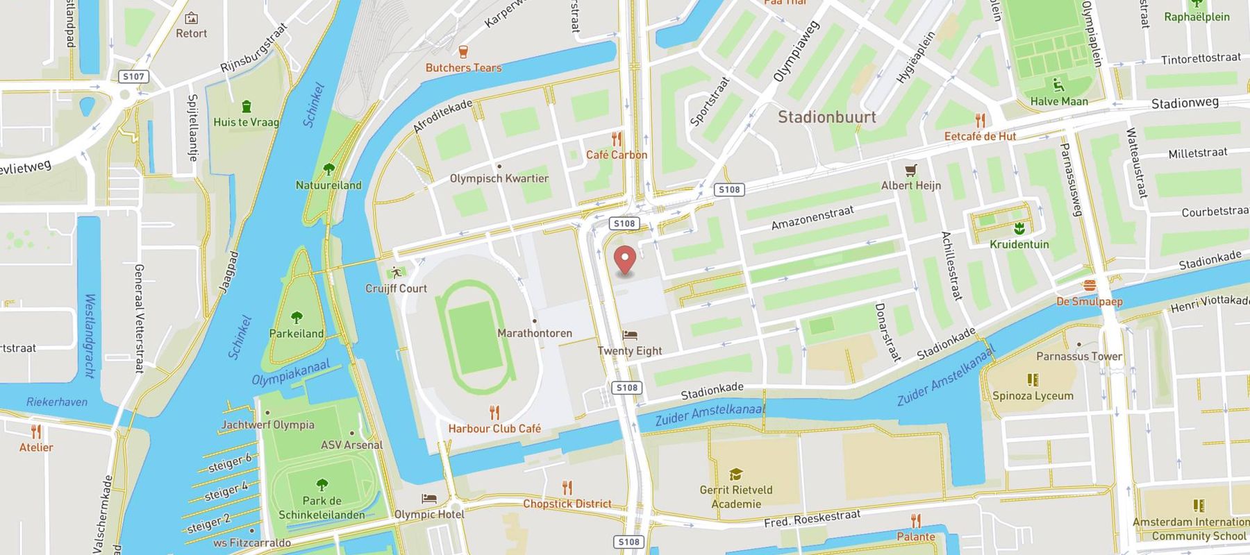 De Drie Graefjes - Zuid map