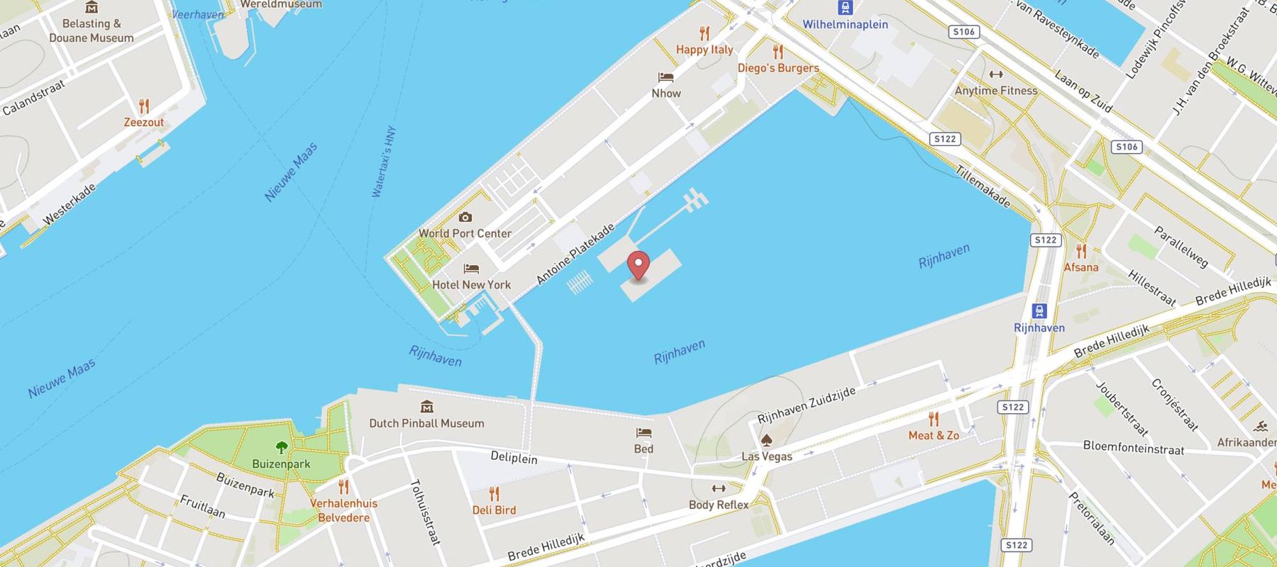 Putaine restaurant & bar map