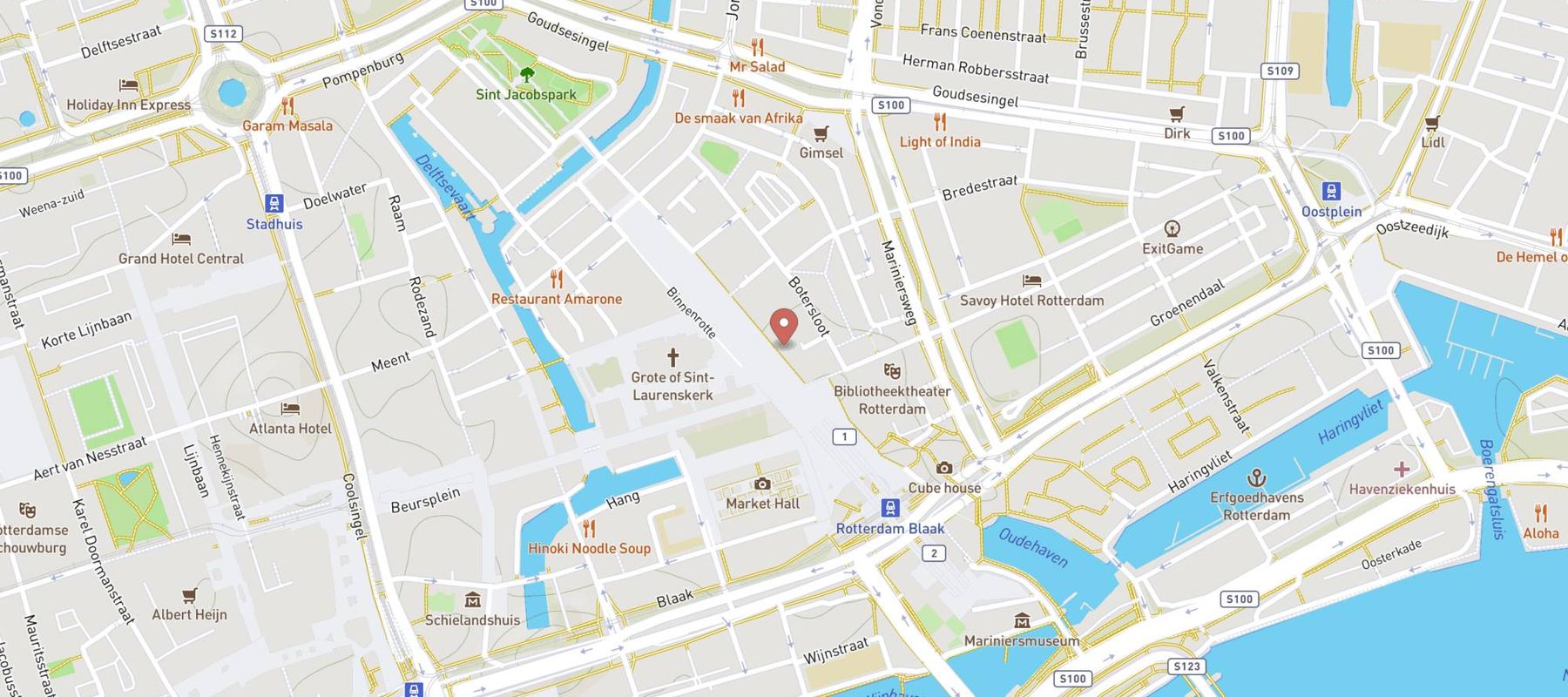 Loetje Rotterdam Centrum map
