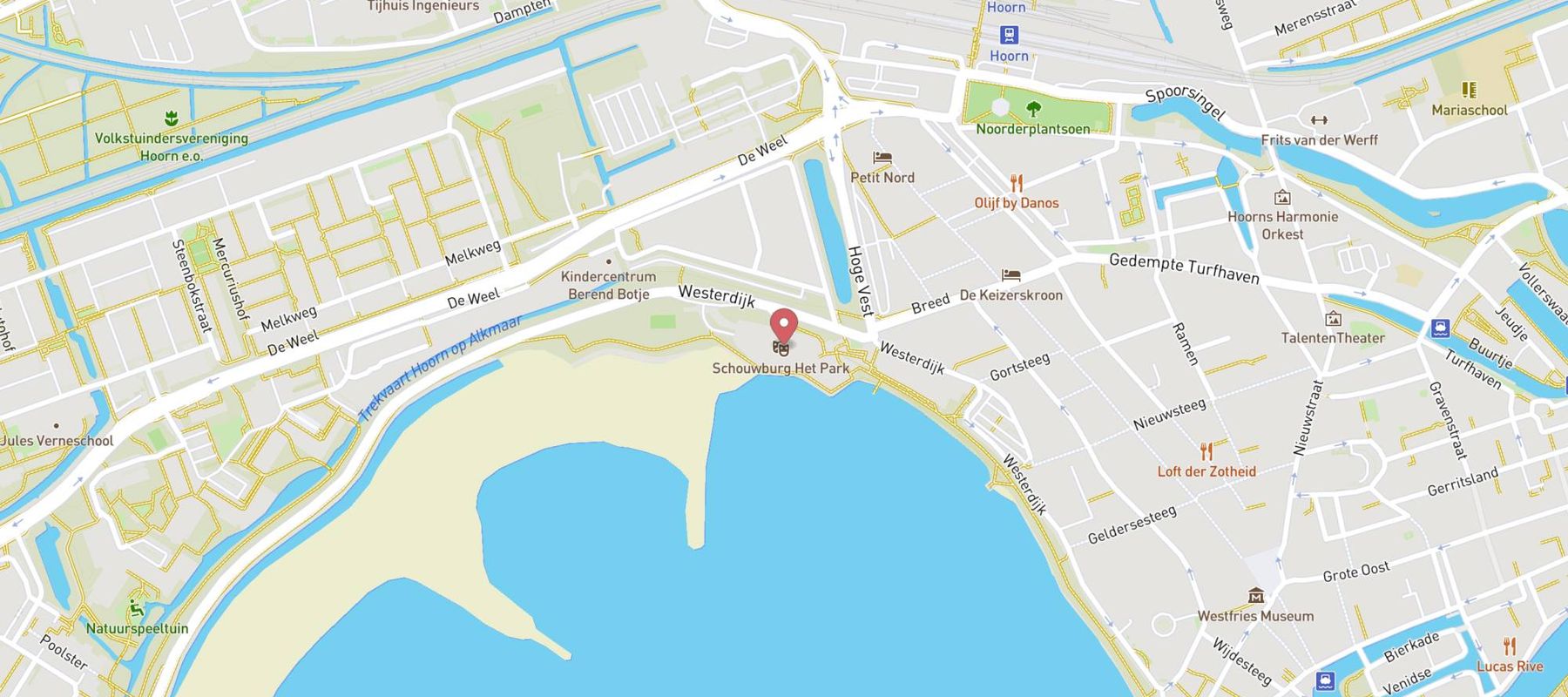 Schouwburg Het Park map