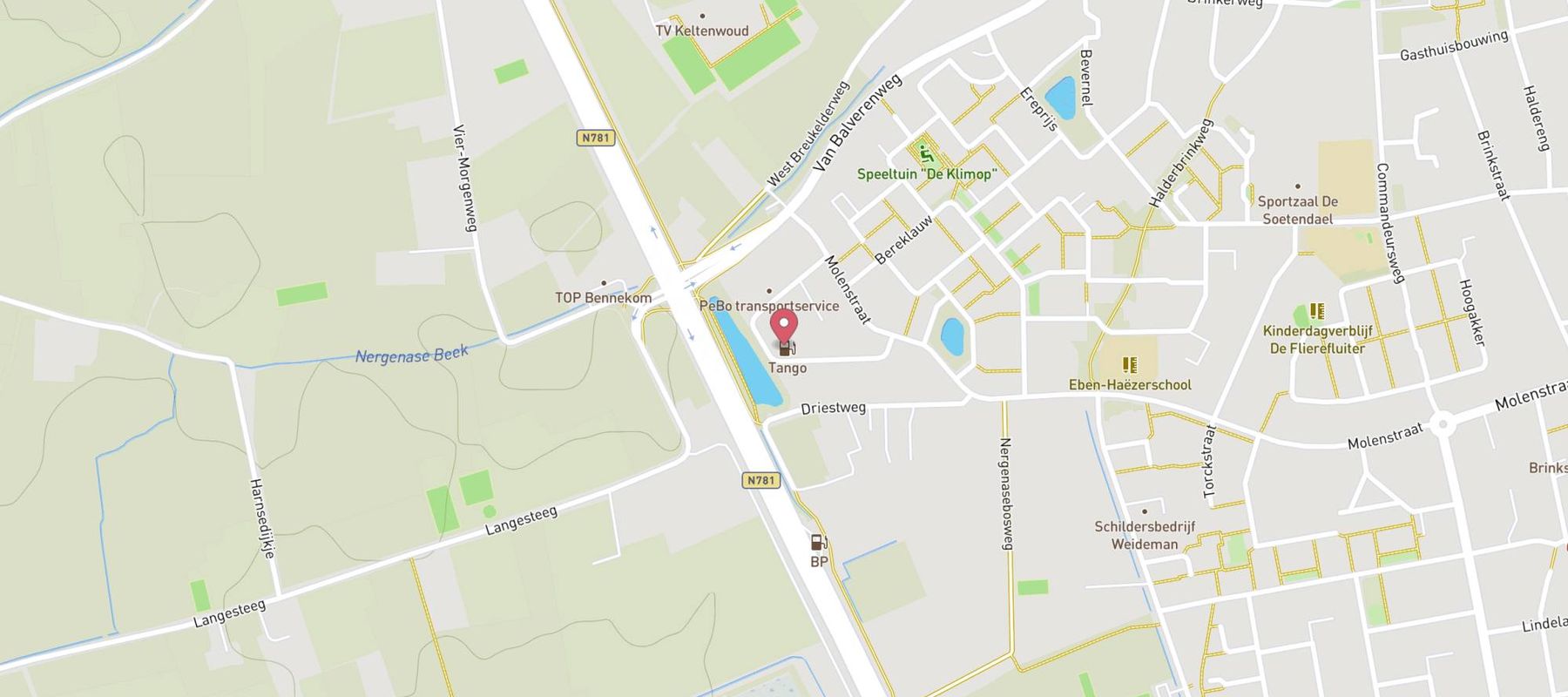 Tango Bennekom map