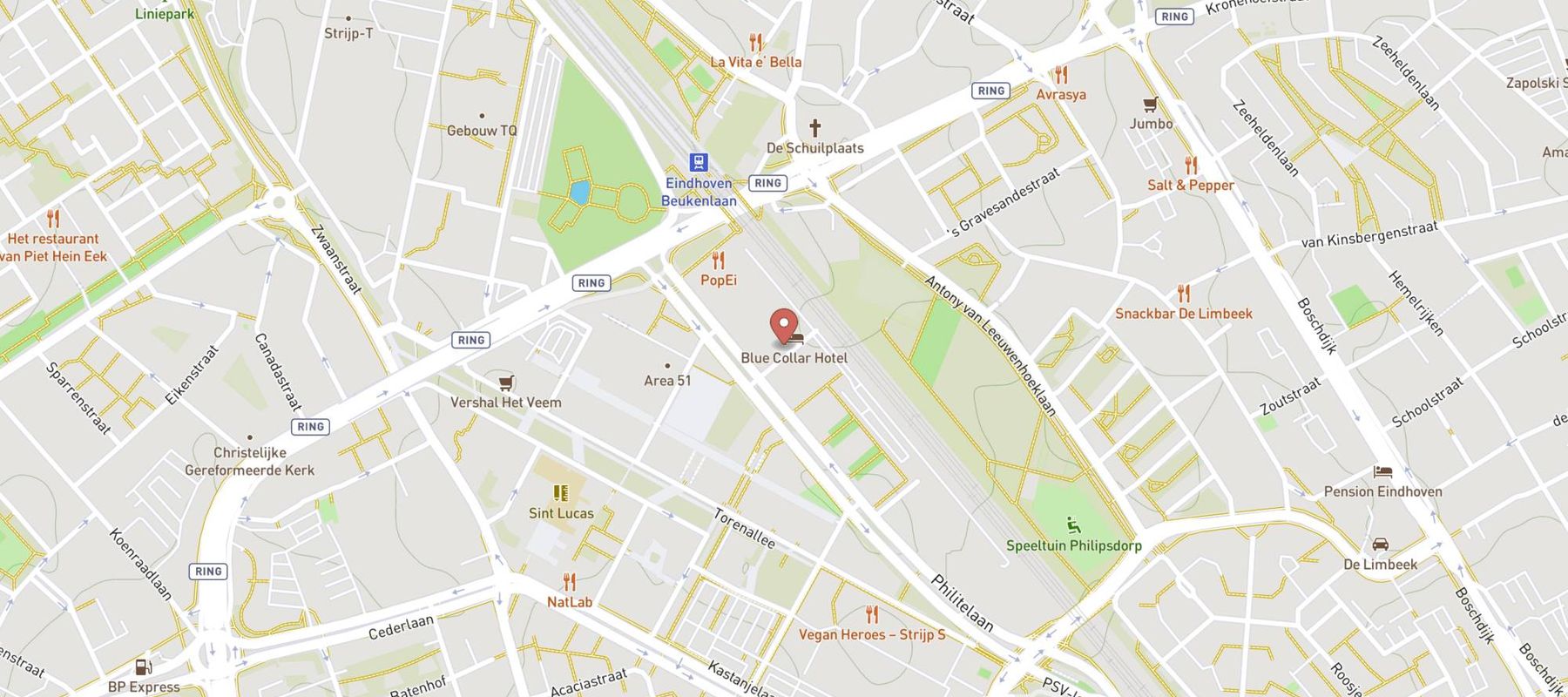 Stayokay Hostel Eindhoven map