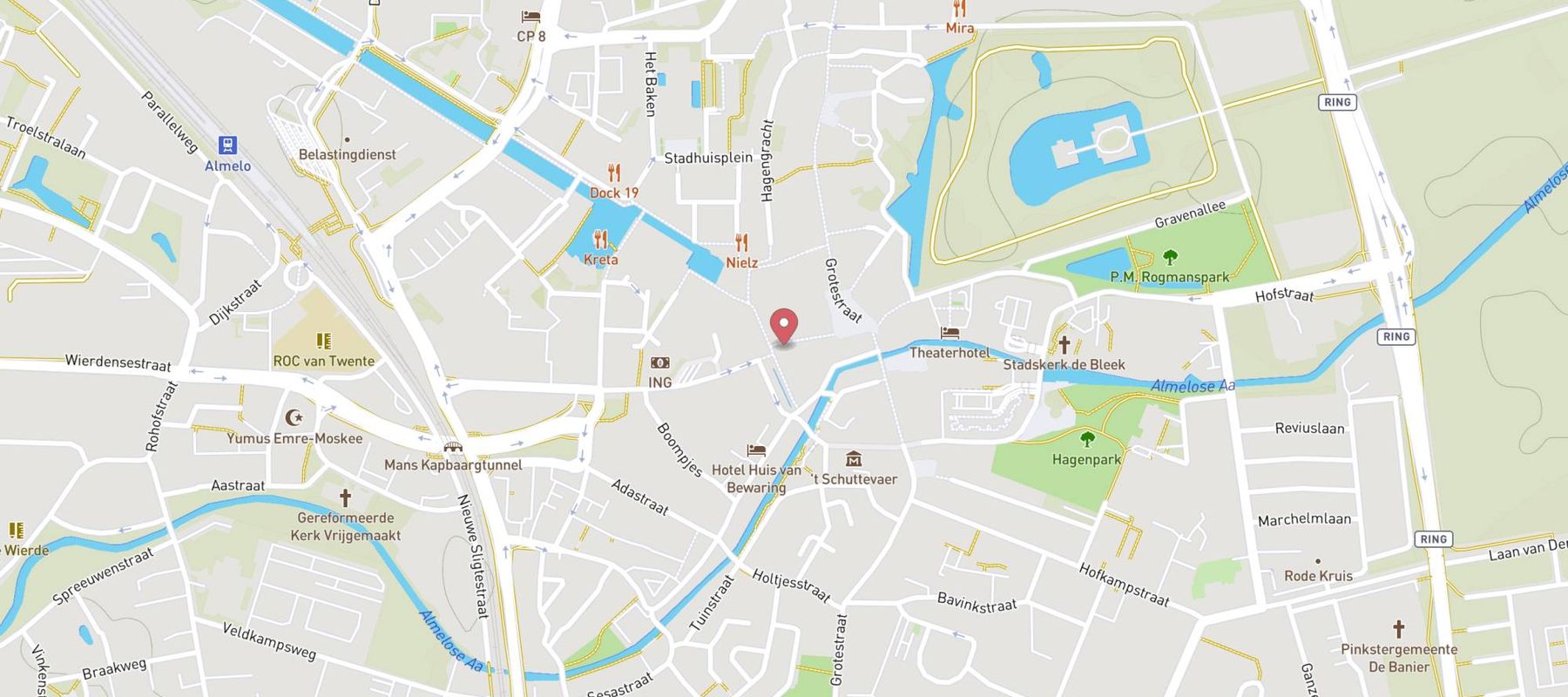 ANWB winkel Almelo map