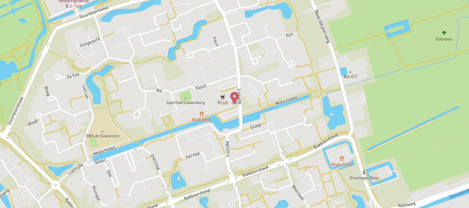 Kruidvat map