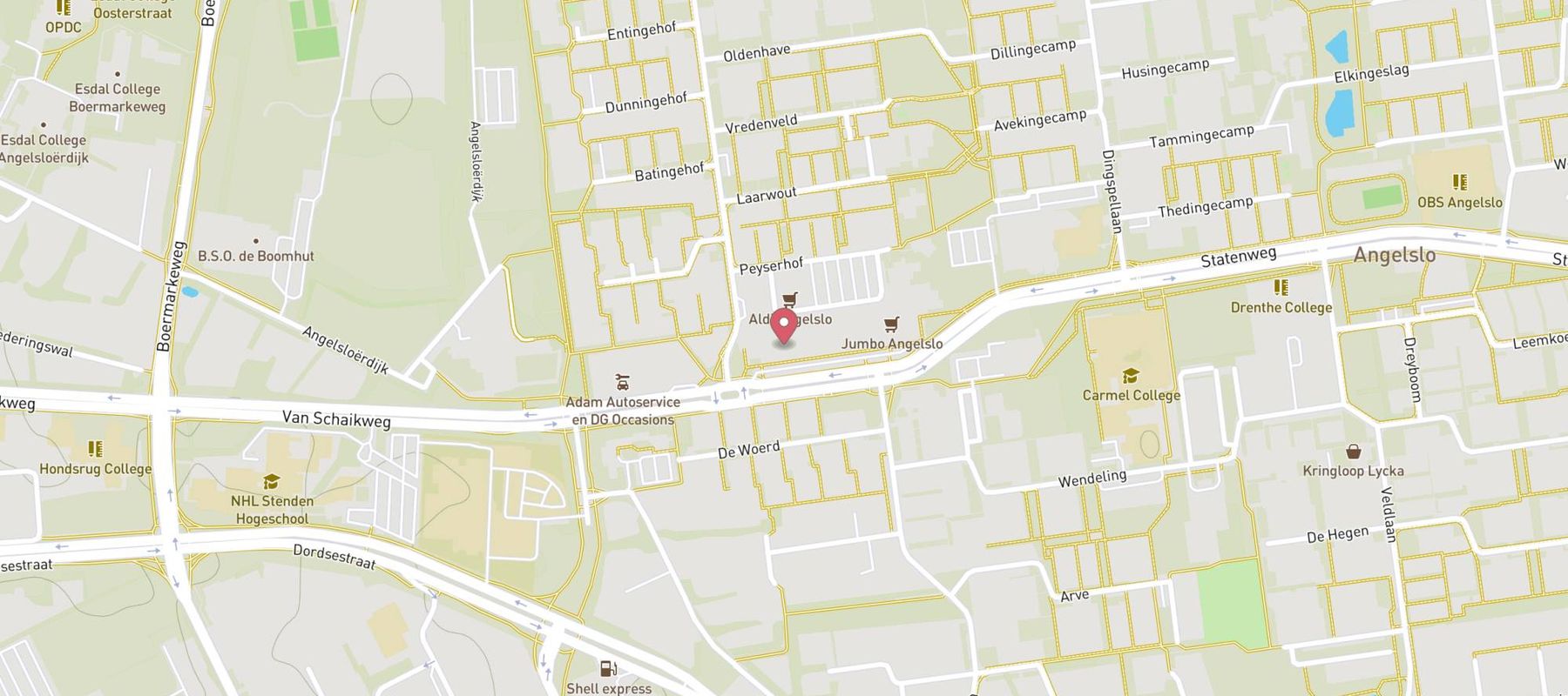 Kruidvat map