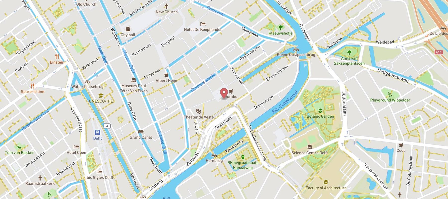 Xenos Delft map