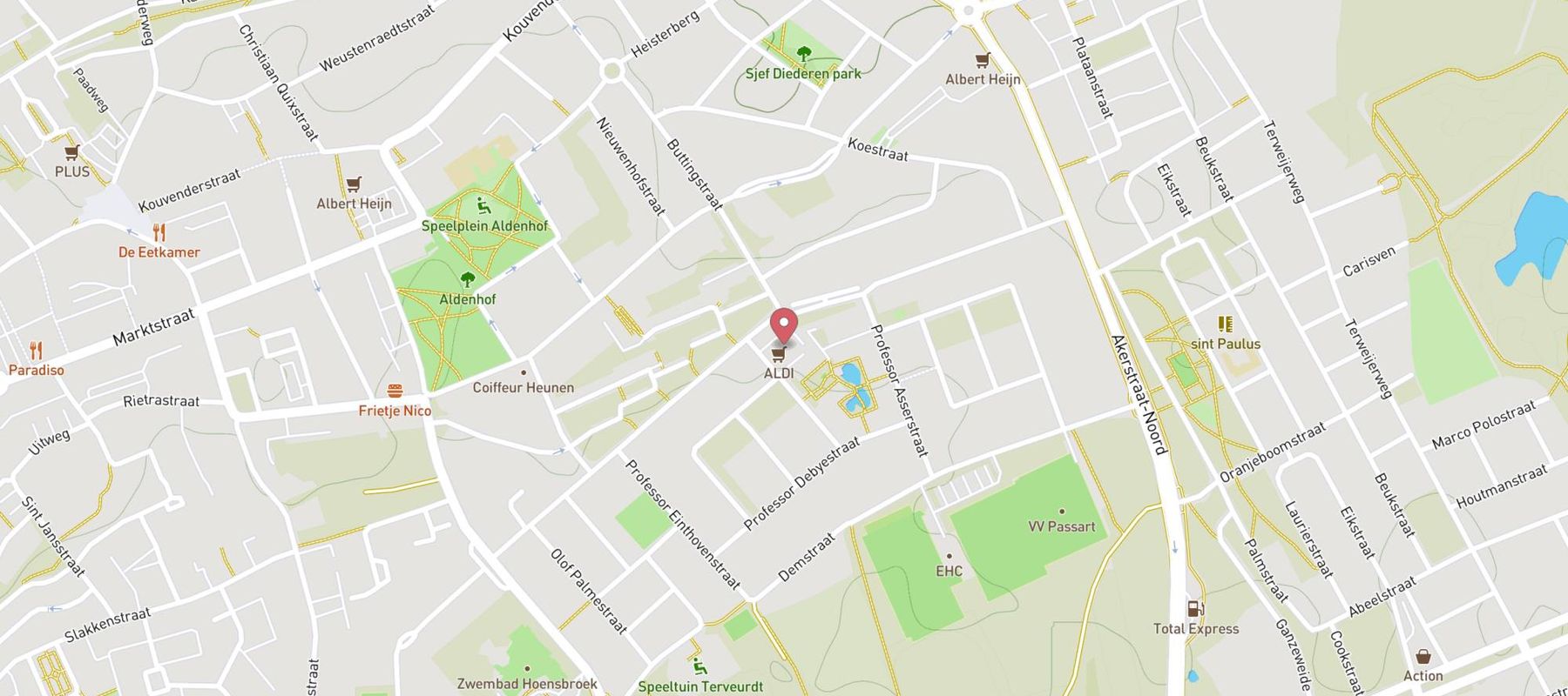 ALDI map