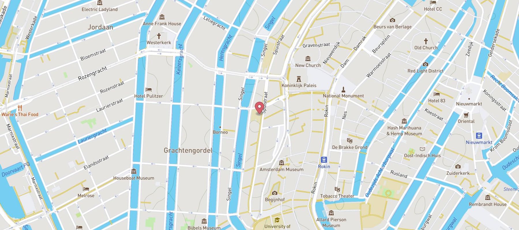 Soho House Amsterdam map