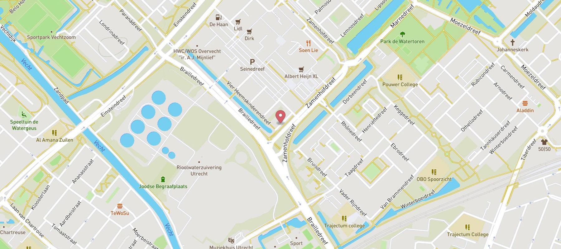 Oproer Biercafé map