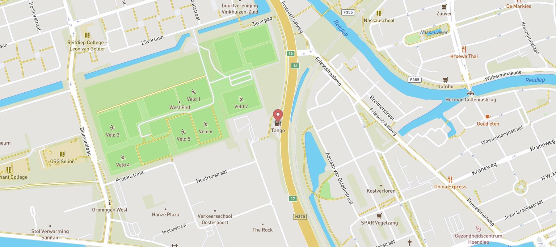 Tango Groningen Laan map