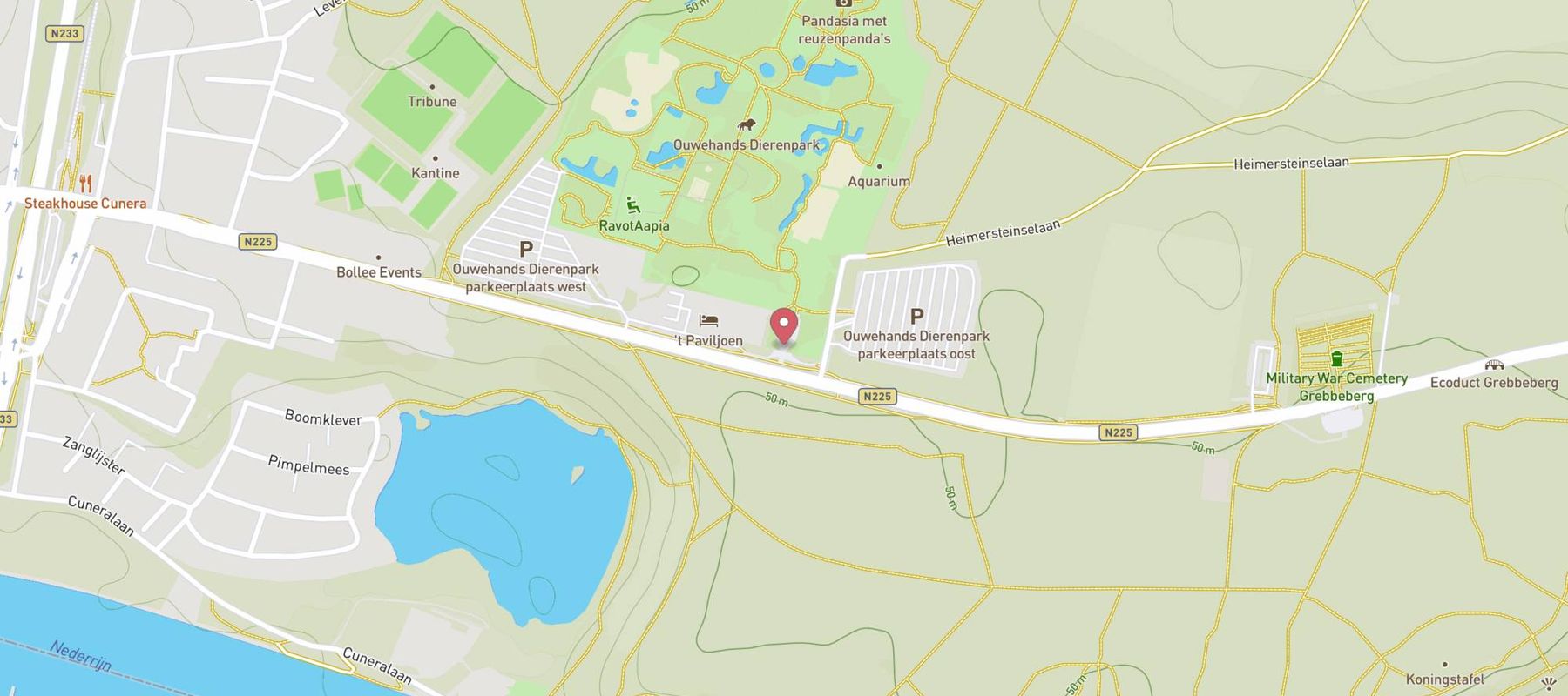 Ouwehands Dierenpark map