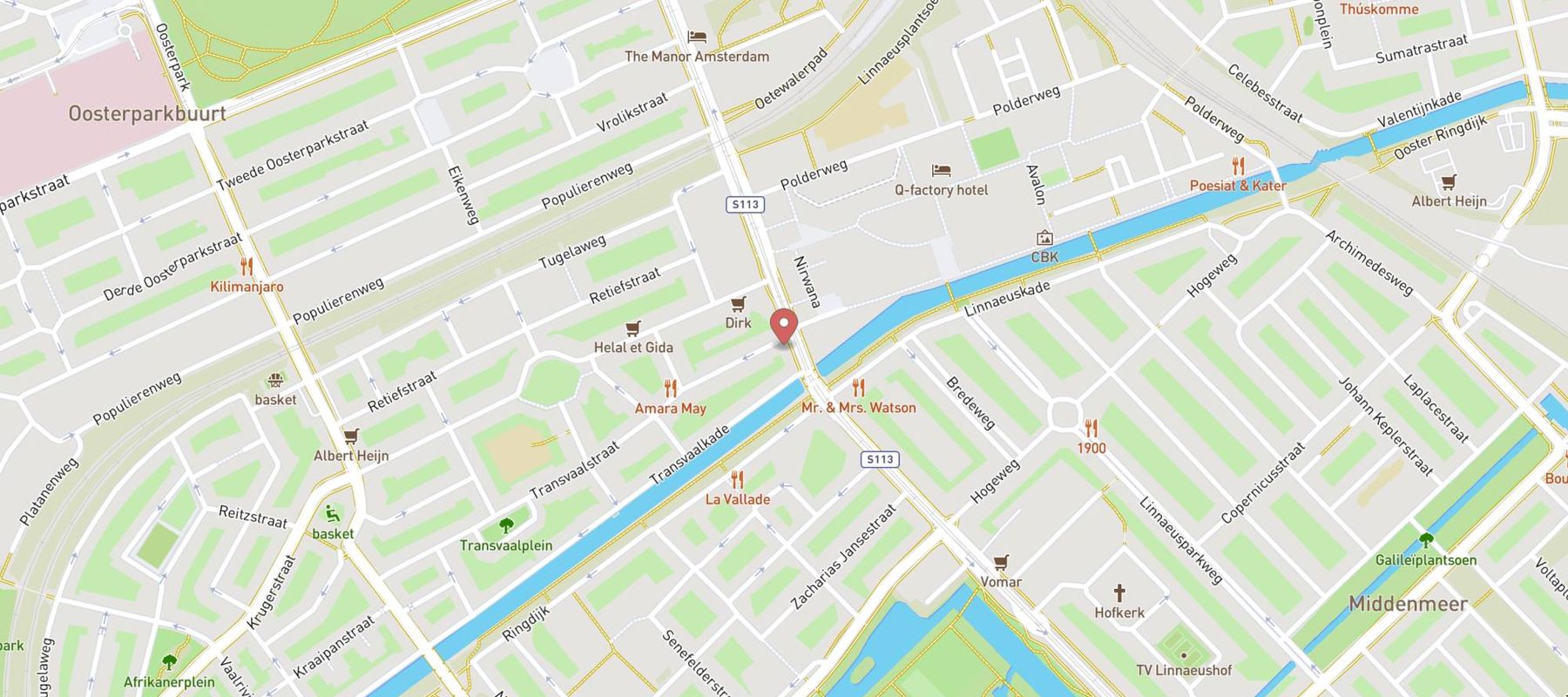 Pearle Opticiens Amsterdam - Oost map