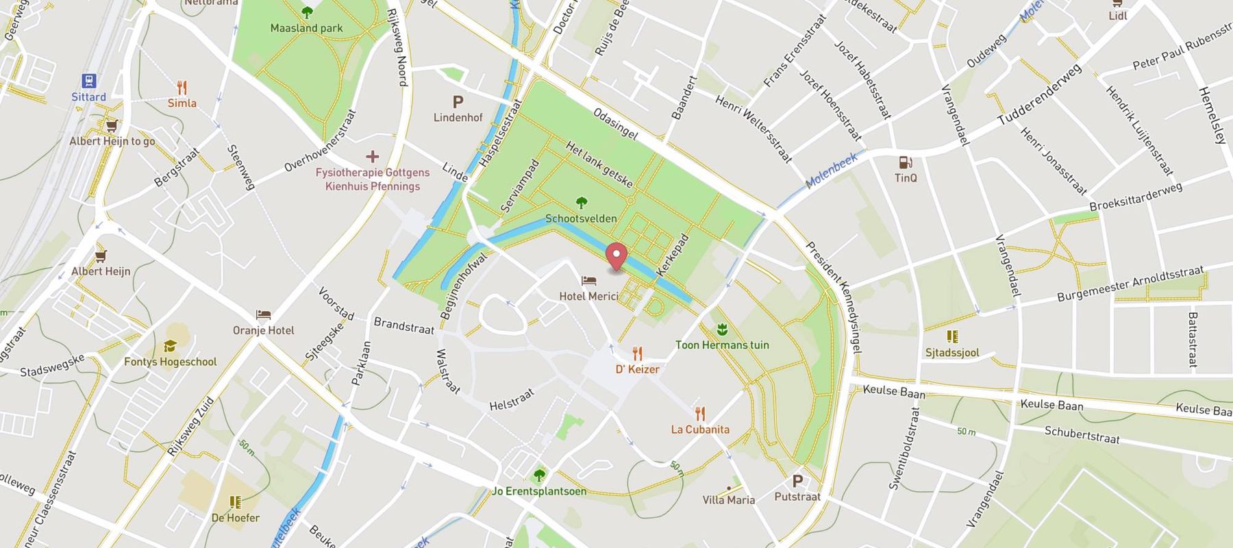 Merici Hotel map