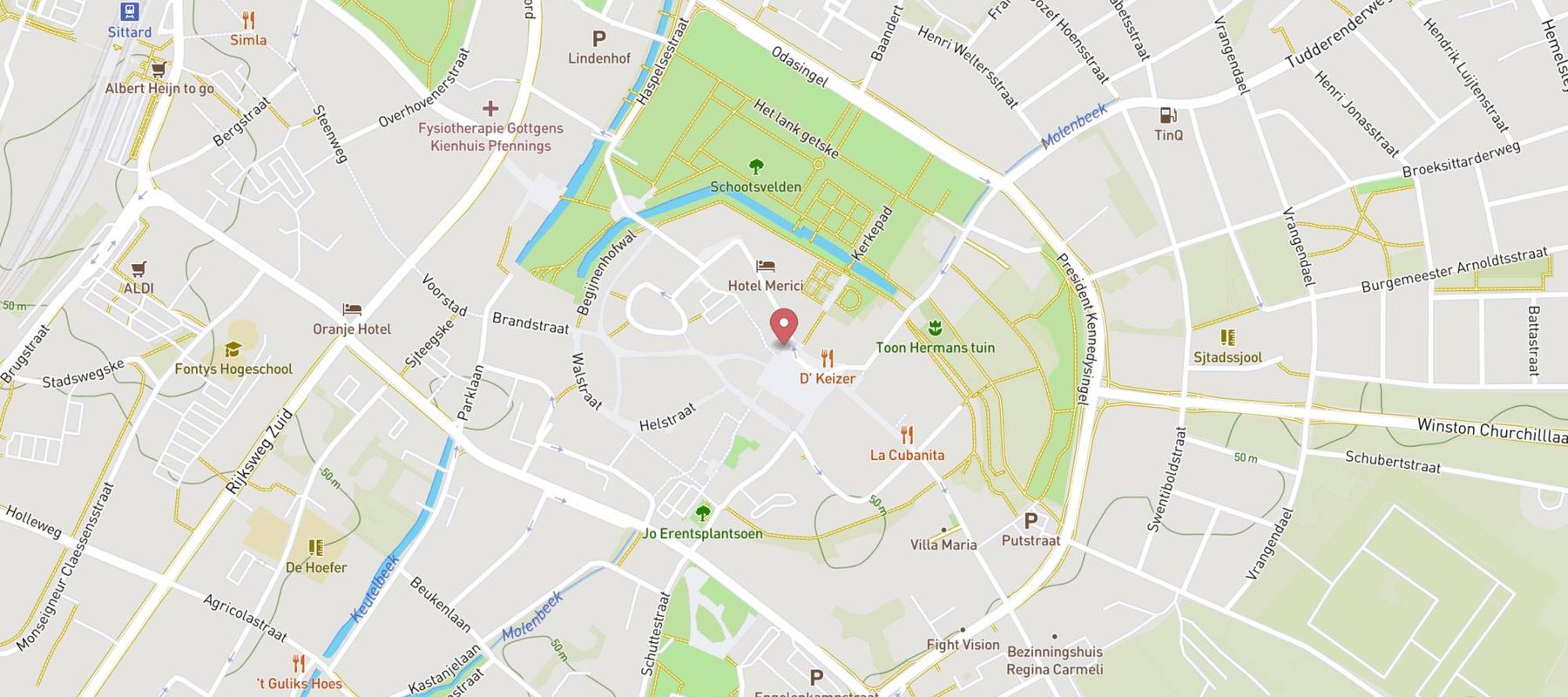 De Limbourg Sittard map