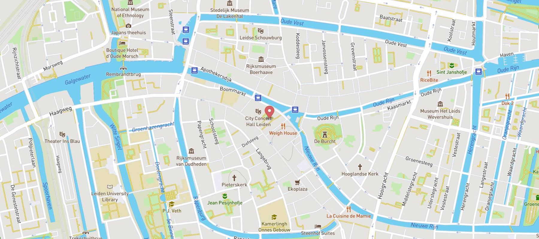 Barista Cafe Leiden map