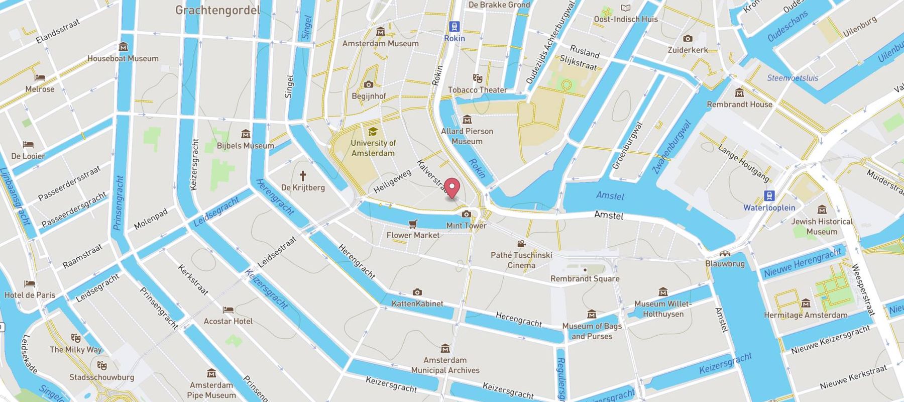 Xenos Amsterdam Kalverstraat map