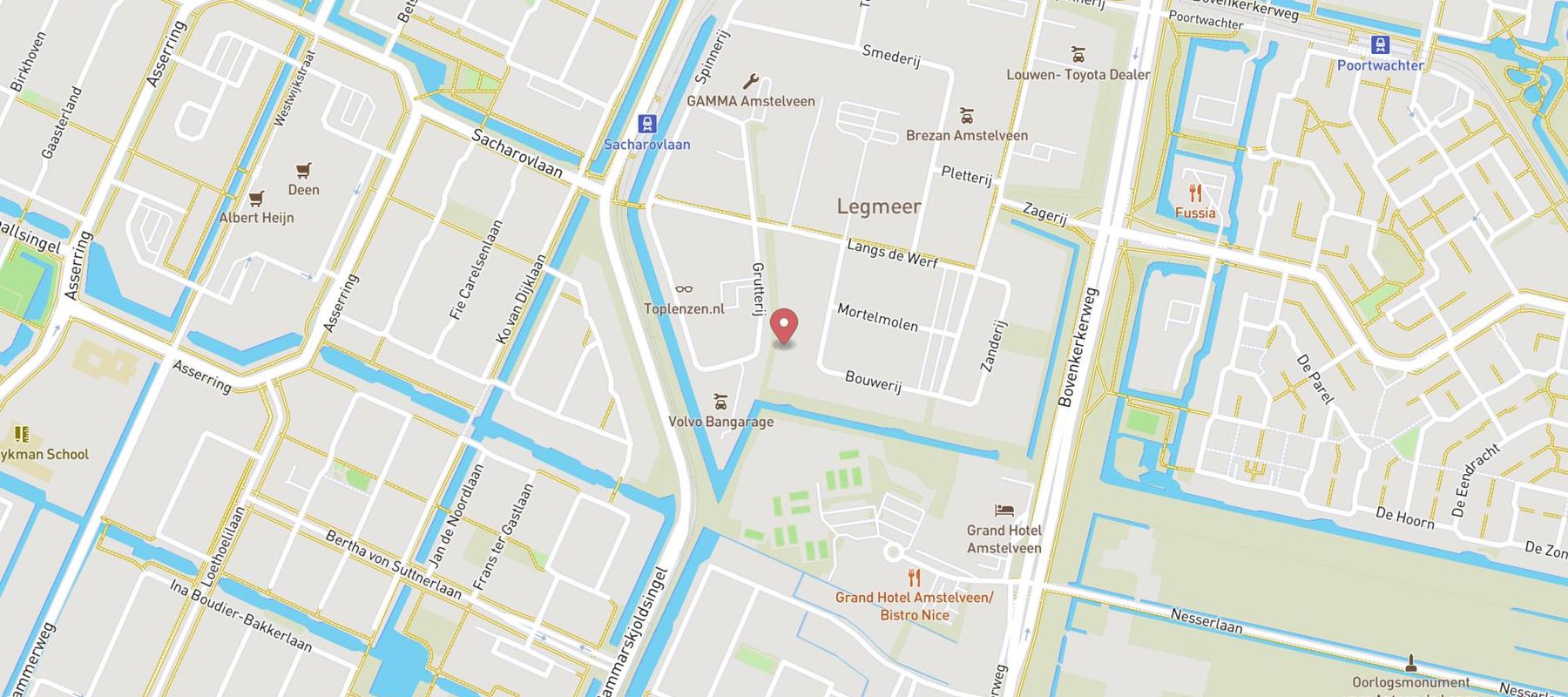 Best Western Plus Hotel Amstelveen map