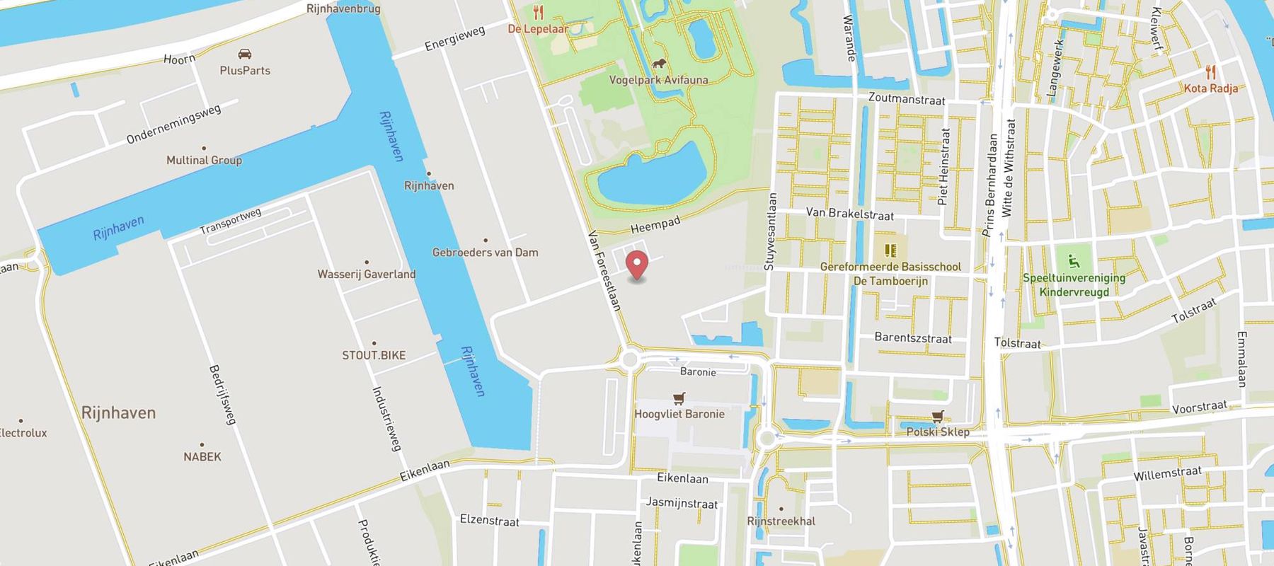 Karwei bouwmarkt Alphen aan den Rijn map