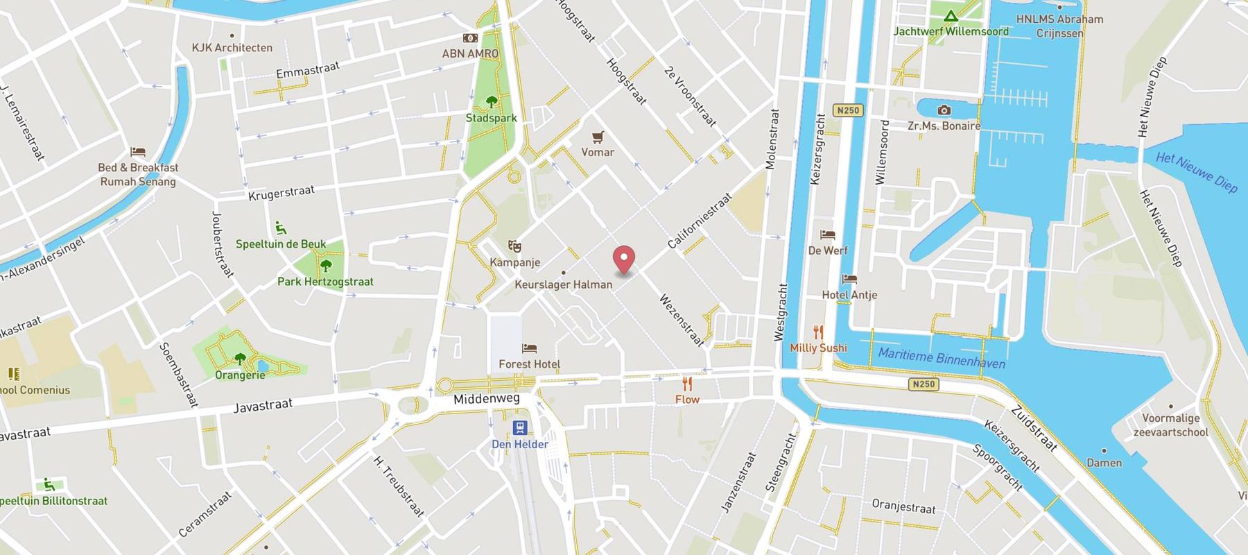 La Cubanita Den Helder map