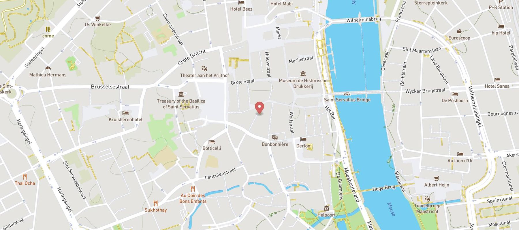 Restaurant 55 map