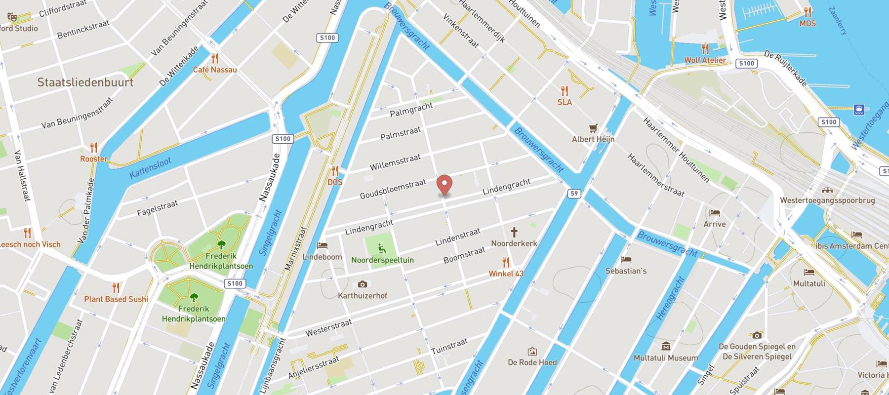 SAINT-JEAN Amsterdam map