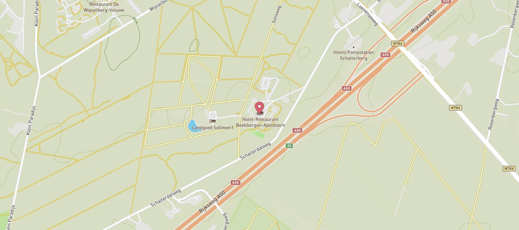 Fletcher Hotel-Restaurant Beekbergen-Apeldoorn map