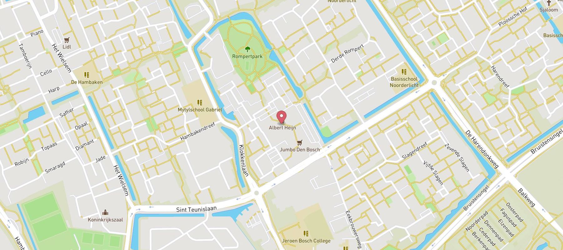 Blokker Den Bosch Rompertpassage map