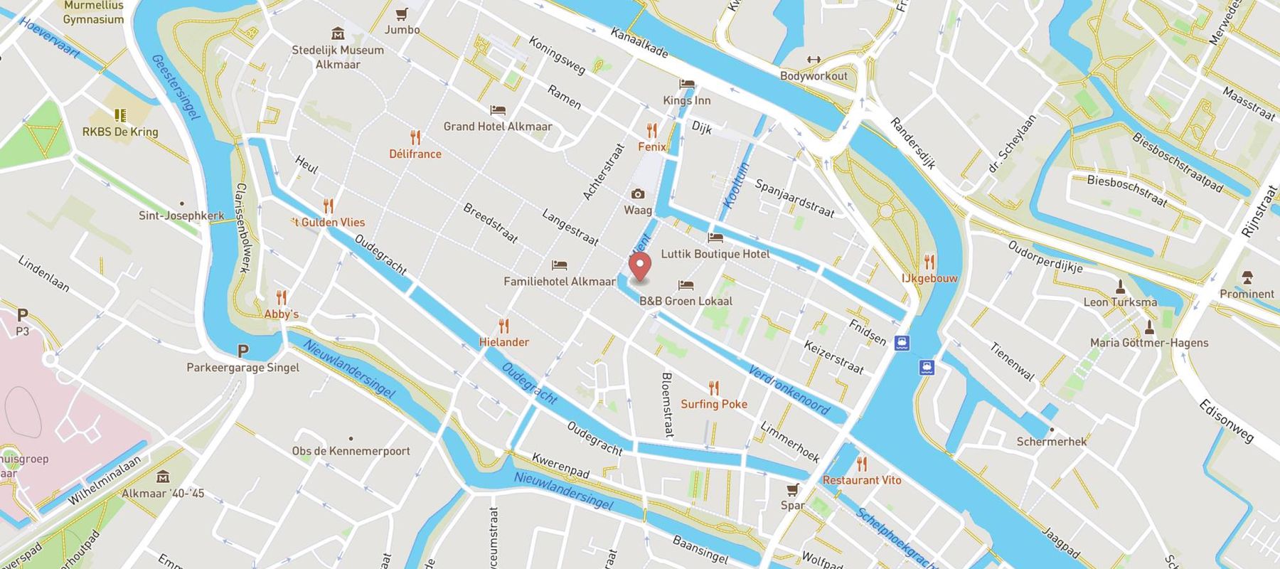 Restaurant de Buren Alkmaar map