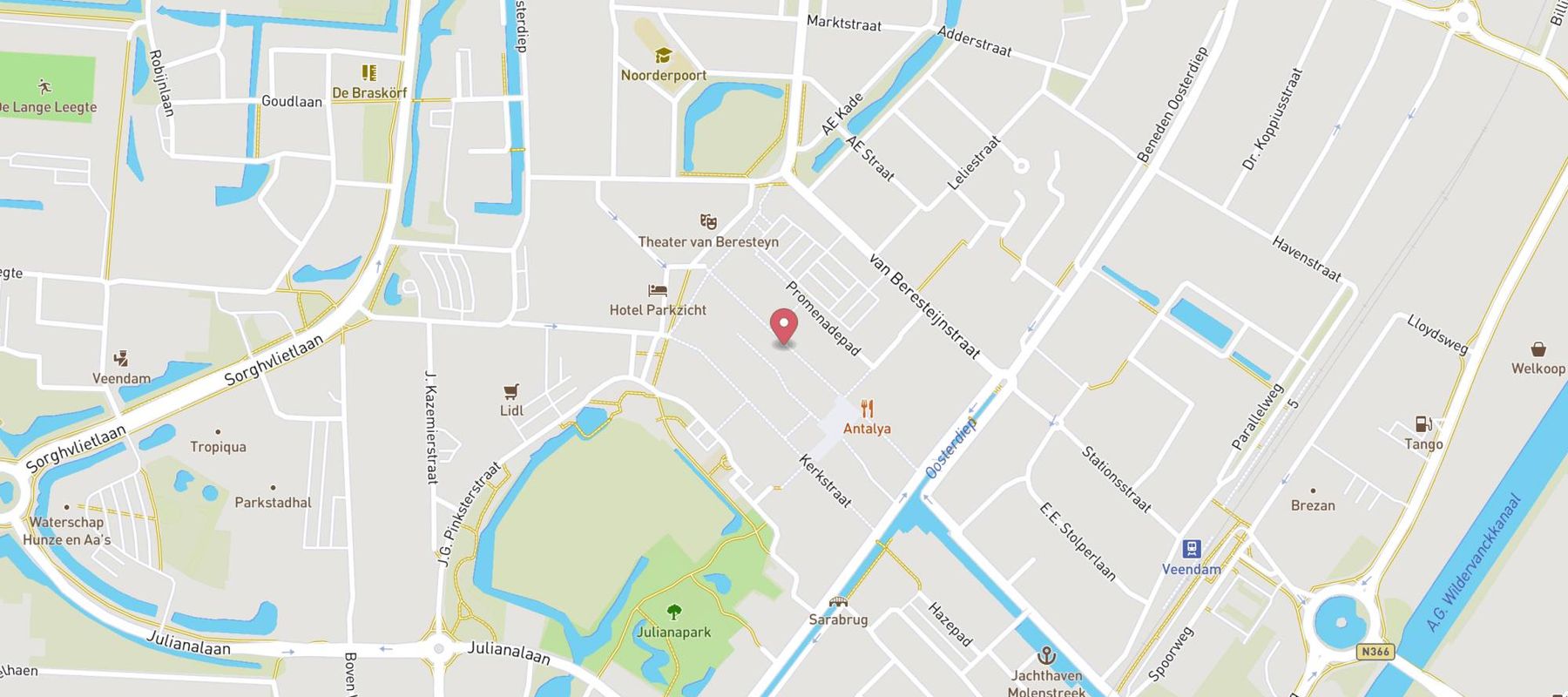 Bakker Bart Veendam map