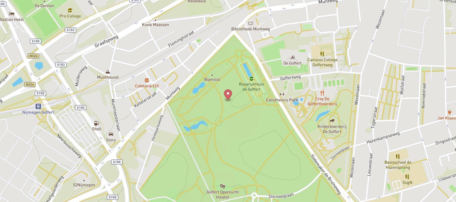 Goffertpark map