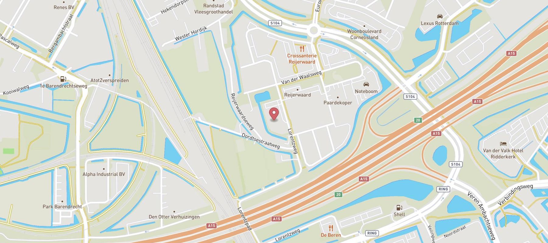 Karwei bouwmarkt Barendrecht-Reijerwaard map