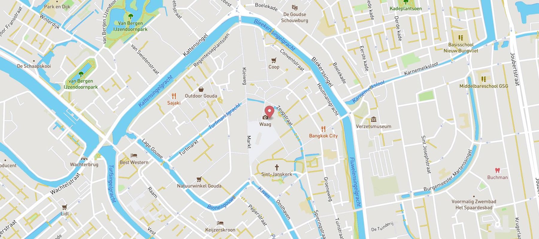 Foodbar De Zalm map