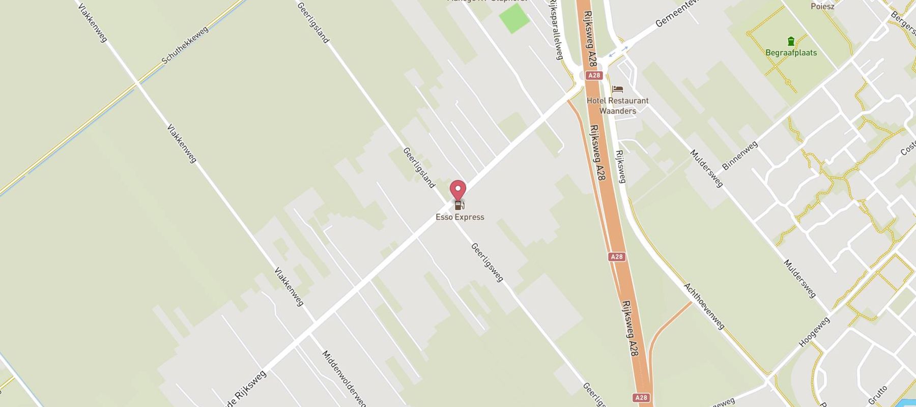 Esso Express map