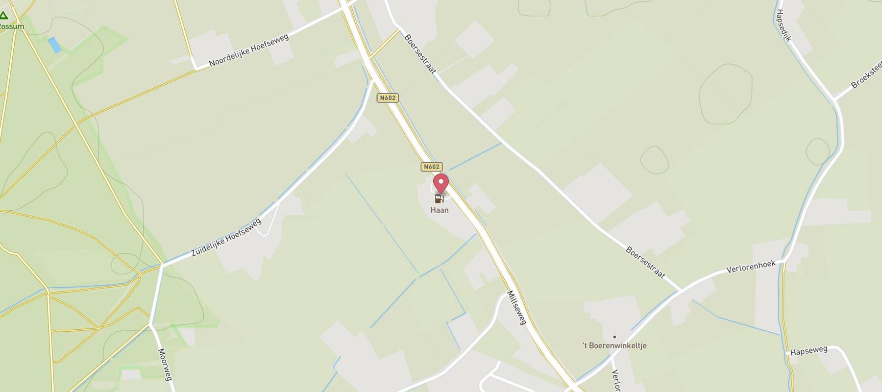 haan tankstation Wanroij map