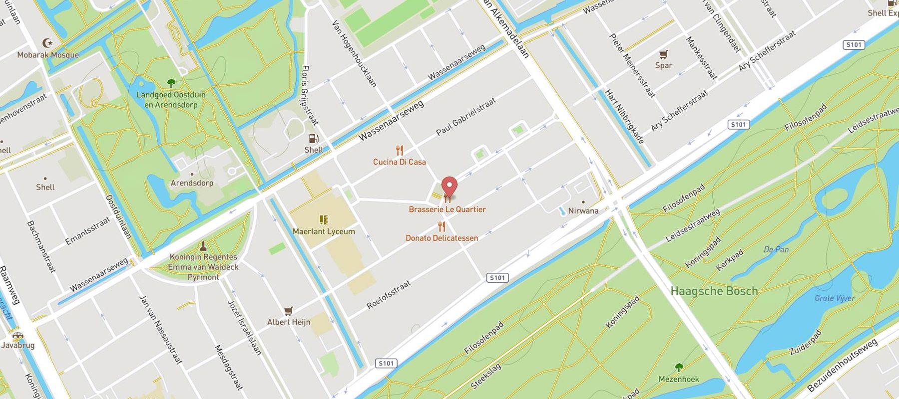 Brasserie Le Quartier map
