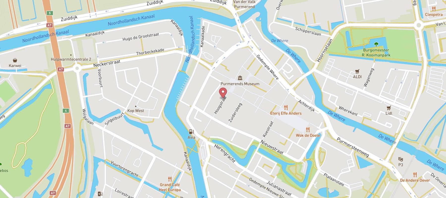 Hans Anders Opticien Purmerend map