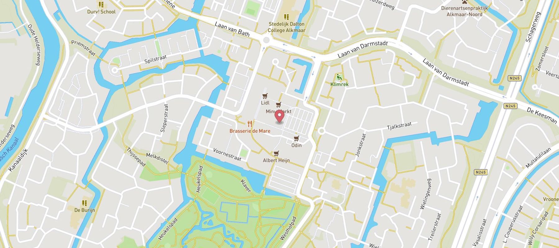 DekaMarkt Alkmaar map